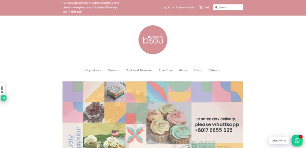 Bisou Bake Shop BV's Homepage