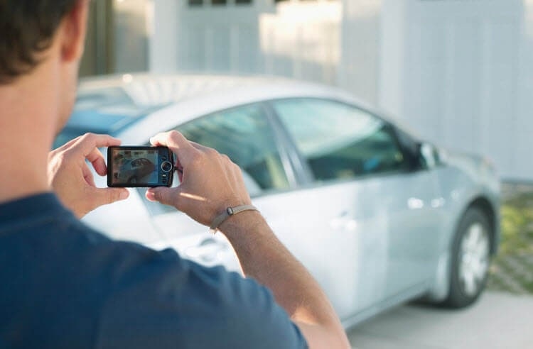 Record and take pictures of the car after the turnover