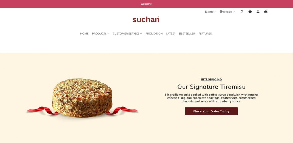 Suchan Pastisserie's Homepage